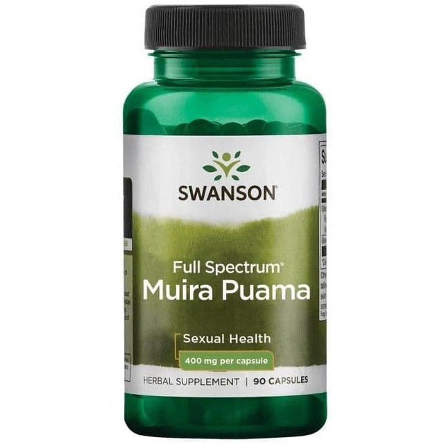 Muira Puama Swanson Full Spectrum Muira Puama 400 mg 90 caps - Sklep Witaminki.pl