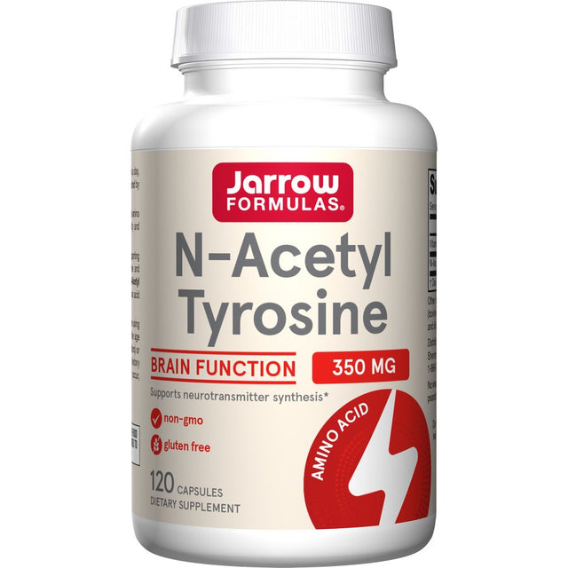 N-Acetyl L-Tyrozyna Jarrow Formulas N-Acetyl Tyrosine 350 mg 120 caps - Sklep Witaminki.pl