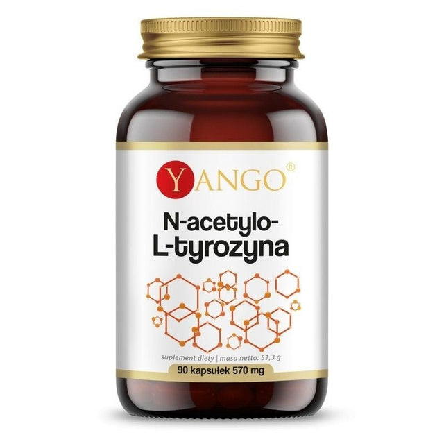 N-Acetyl L-Tyrozyna Yango N-Acetylo-L-Tyrozyna 480 mg 90 caps - Sklep Witaminki.pl