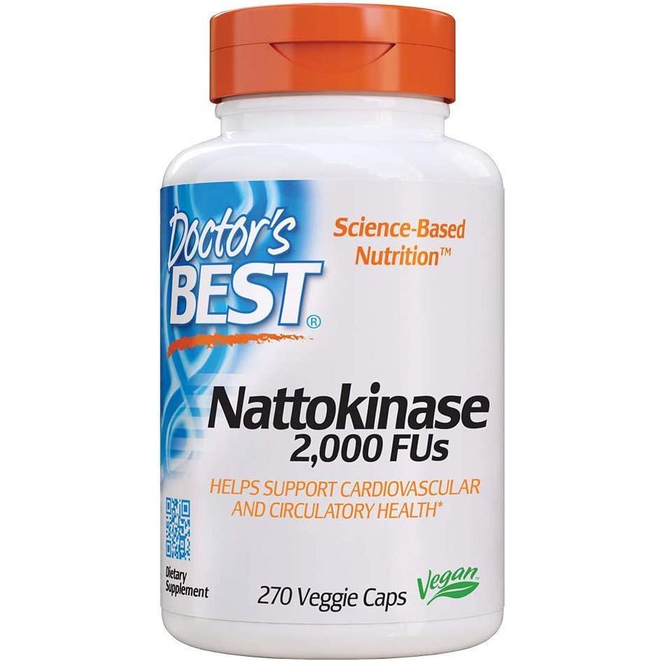 Nattokinaza Doctor's BEST Nattokinase 2000 FUs 270 vcaps - Sklep Witaminki.pl