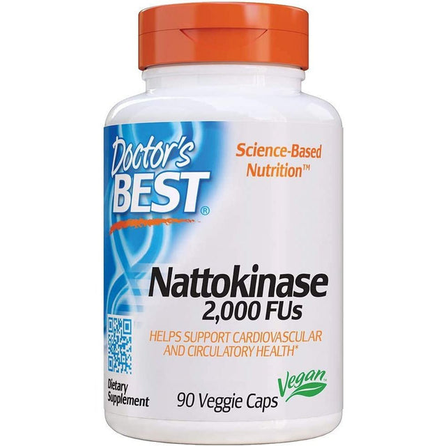 Nattokinaza Doctor's BEST Nattokinase 2000 FUs 90 vcaps - Sklep Witaminki.pl