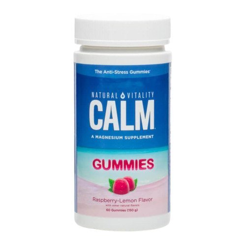 Natural Vitality Calm Gummies Raspberry Lemon 60 gummies - Sklep Witaminki.pl