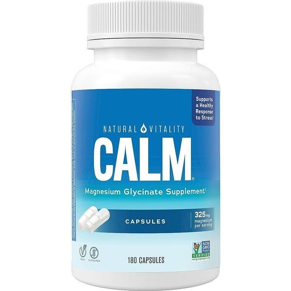 Natural Vitality Calm Magnesium Glycinate 180 caps - Sklep Witaminki.pl