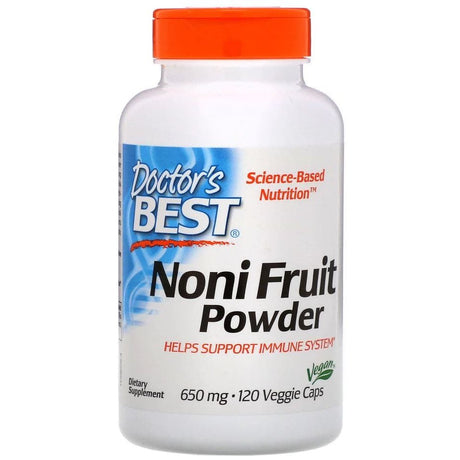 Noni Doctor's BEST Noni Fruit Powder 650 mg 120 vcaps - Sklep Witaminki.pl