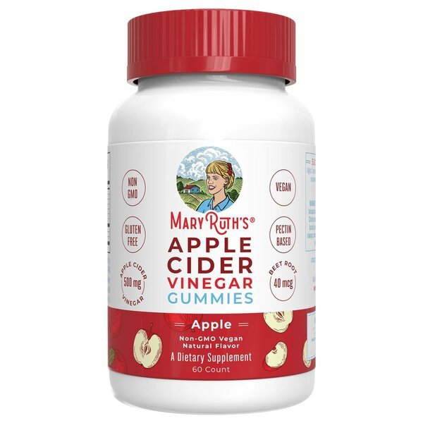 Ocet Jabłkowy MaryRuth Organics Apple Cider Vinegar Gummies Apple 60 gummies - Sklep Witaminki.pl