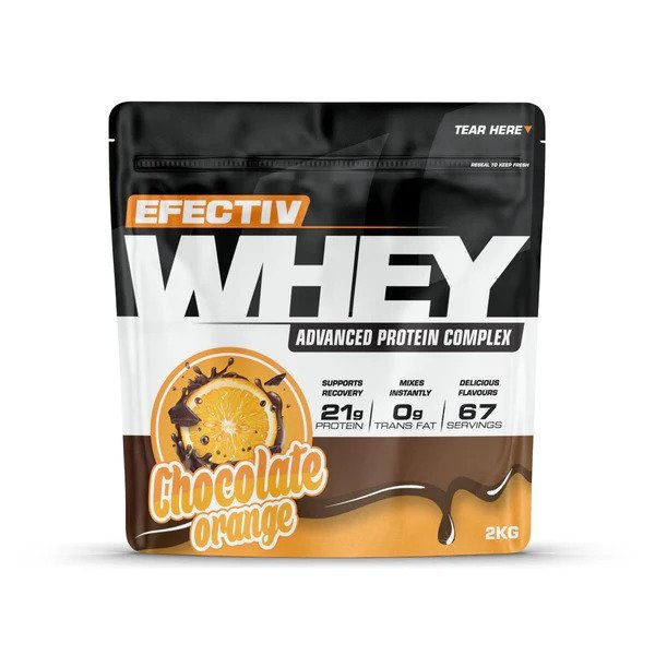 Odżywka Białkowa Efectiv Nutrition Whey Protein Chocolate Orange 2000 g - Sklep Witaminki.pl