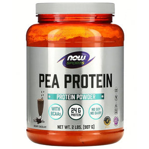 Odżywka Białkowa NOW Foods Pea Protein 907 g Dutch Chocolate - Sklep Witaminki.pl