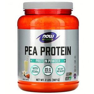 Odżywka Białkowa NOW Foods Pea Protein 907 g Vanilla Toffee - Sklep Witaminki.pl