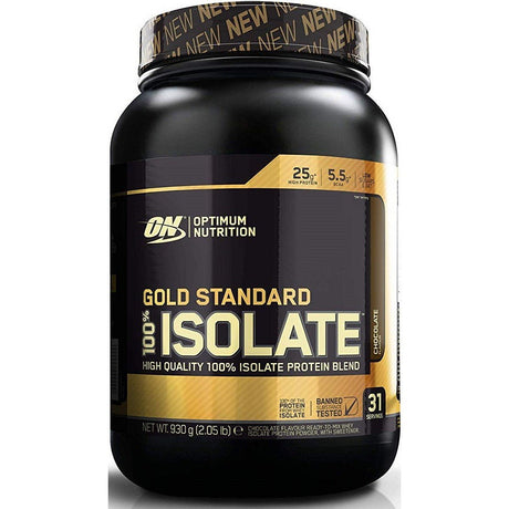 Odżywka Białkowa Optimum Nutrition Gold Standard 100% Isolate Chocolate 930 g - Sklep Witaminki.pl