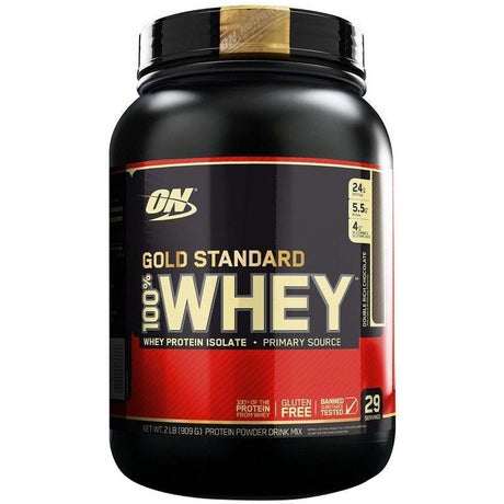 Odżywka Białkowa Optimum Nutrition Gold Standard 100% Whey Banana Cream 2270 g - Sklep Witaminki.pl