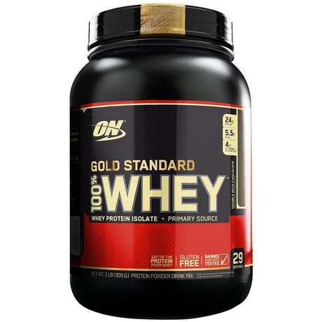 Odżywka Białkowa Optimum Nutrition Gold Standard 100% Whey Banana Cream 908 g - Sklep Witaminki.pl