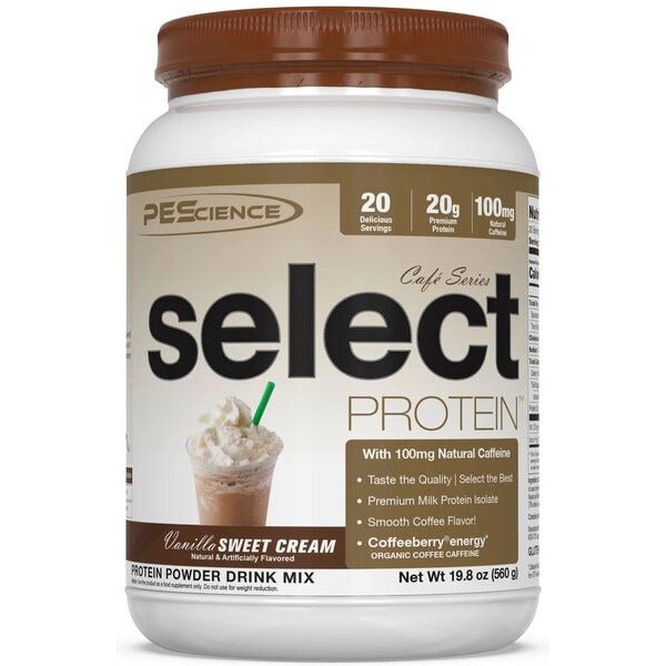 Odżywka Białkowa PEScience Select Protein Cafe Series Vanilla Sweet Cream 560g - Sklep Witaminki.pl