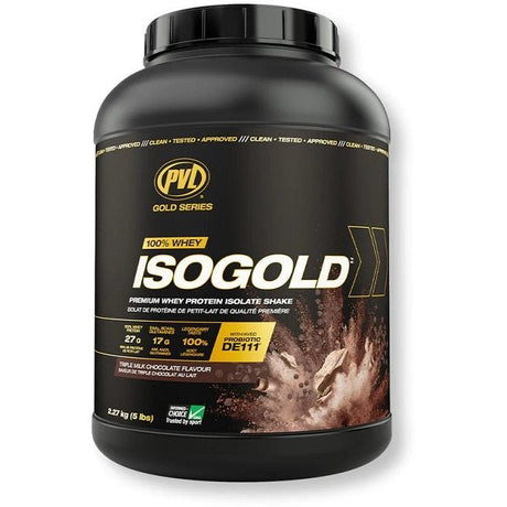 Odżywka Białkowa PVL Essentials Gold Series IsoGold Triple Milk Chocolate 2270 g - Sklep Witaminki.pl