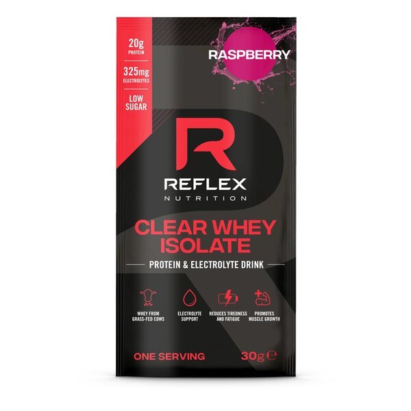Odżywka Białkowa Reflex Nutrition Clear Whey Isolate Raspberry 30 g - Sklep Witaminki.pl