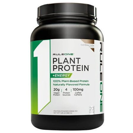 Odżywka Białkowa Rule One Plant Protein + Energy Cold Brew Coffee 640 g - Sklep Witaminki.pl