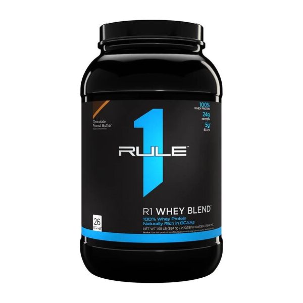 Odżywka Białkowa Rule One R1 Whey Blend Chocolate Peanut Butter 897 g - Sklep Witaminki.pl