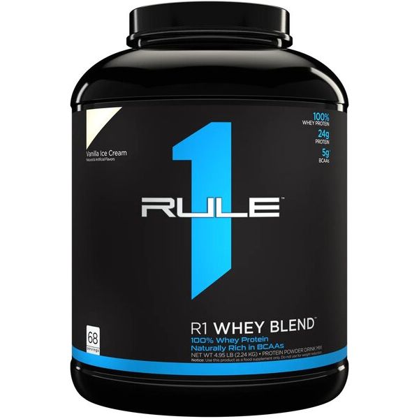 Odżywka Białkowa Rule One R1 Whey Blend Vanilla Ice Cream 2240 g - Sklep Witaminki.pl