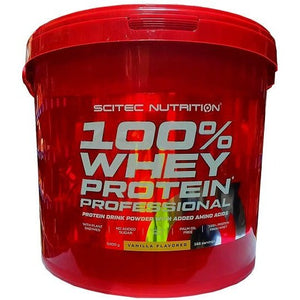 Odżywka Białkowa Scitec Nutrition 100% Whey Protein Professional Vanilla 5000 g - Sklep Witaminki.pl