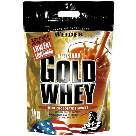 Odżywka Białkowa Weider Gold Whey Milk Chocolate 2000 g - Sklep Witaminki.pl