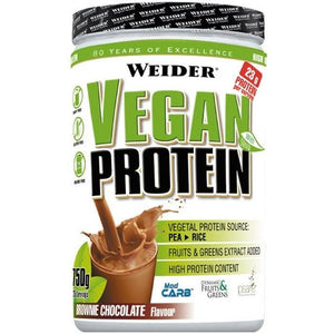 Odżywka Białkowa Weider Vegan Protein Brownie Chocolate 750 g - Sklep Witaminki.pl