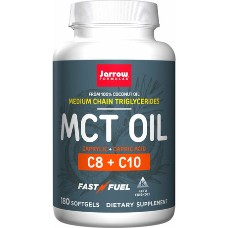 Olej MCT Jarrow Formulas MCT Oil 1000 mg 180 softgels - Sklep Witaminki.pl