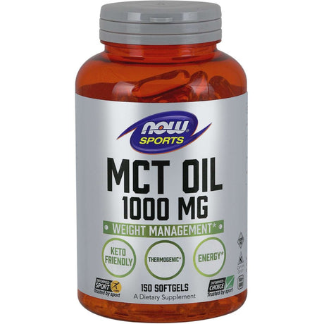 Olej MCT NOW Foods MCT Oil 1000 mg 150 softgels - Sklep Witaminki.pl