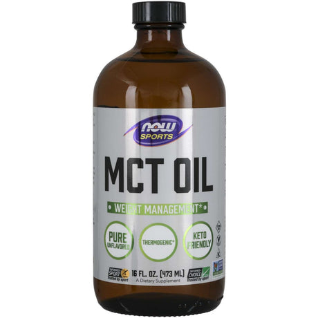Olej MCT NOW Foods MCT Oil Liquid 473 ml Unflavored - Sklep Witaminki.pl