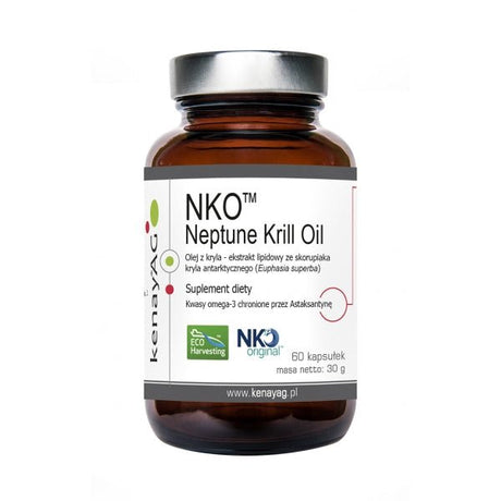 Olej z Kryla Kenay NKO Neptune Krill Oil 60 caps - Sklep Witaminki.pl
