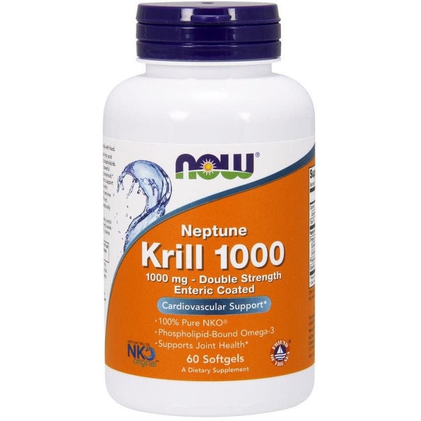 Olej z Kryla NOW Foods Neptune Krill Oil 1000 mg 60 softgels - Sklep Witaminki.pl