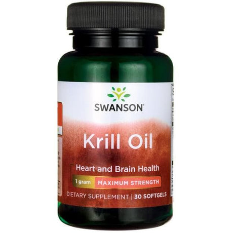 Olej z Kryla Swanson Krill Oil 1000 mg 30 softgels - Sklep Witaminki.pl