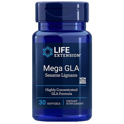 Olej z Ogórecznika Life Extension Mega GLA with Sesame Lignans 30 softgels - Sklep Witaminki.pl