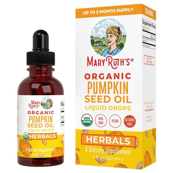 Olej z Pestek Dyni MaryRuth Organics Organic Pumpkin Seed Oil Liquid Drops 30 ml - Sklep Witaminki.pl