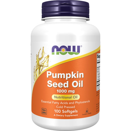 Olej z Pestek Dyni NOW Foods Pumpkin Seed Oil 1000 mg 100 softgels - Sklep Witaminki.pl