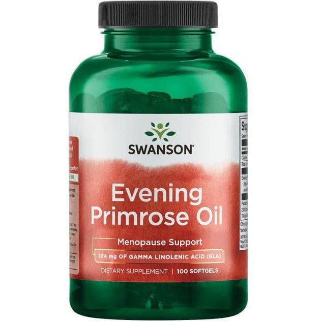 Olej z Wiesiołka Swanson Evening Primrose Oil 1300 mg 100 caps - Sklep Witaminki.pl