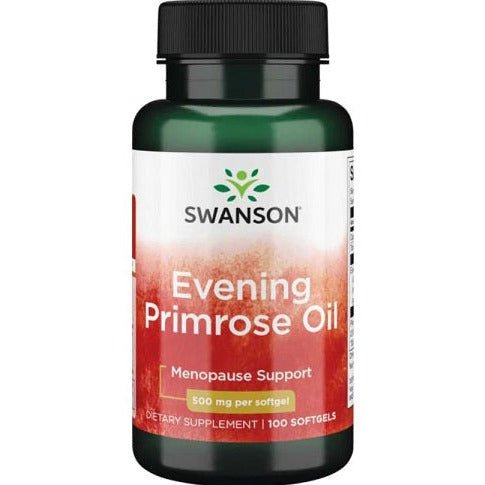 Olej z Wiesiołka Swanson Evening Primrose Oil 500 mg 100 softgels - Sklep Witaminki.pl