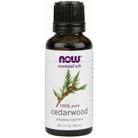 Olejek eteryczny NOW Essential Oils Essential Oil Cedarwood Oil 30 ml - Sklep Witaminki.pl