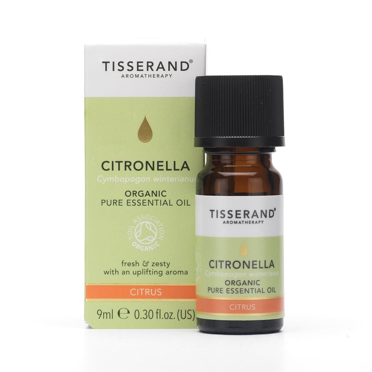 Olejek eteryczny Tisserand Aromatherapy Citronella Organic 9 ml - Sklep Witaminki.pl