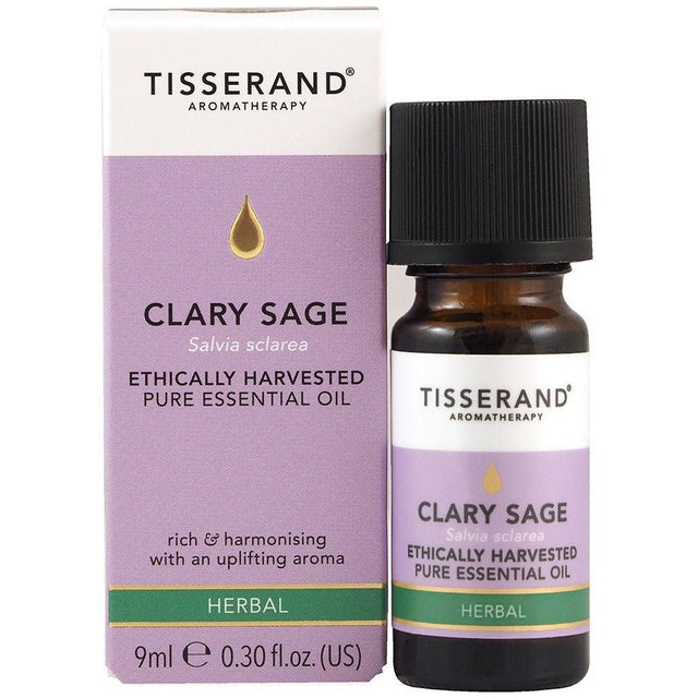 Olejek eteryczny Tisserand Aromatherapy Clary Sage Ethically Harvested 9 ml - Sklep Witaminki.pl