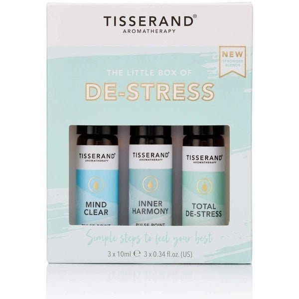 Olejek eteryczny Tisserand Aromatherapy The Little Box of De-Stress 3 x 10 ml - Sklep Witaminki.pl