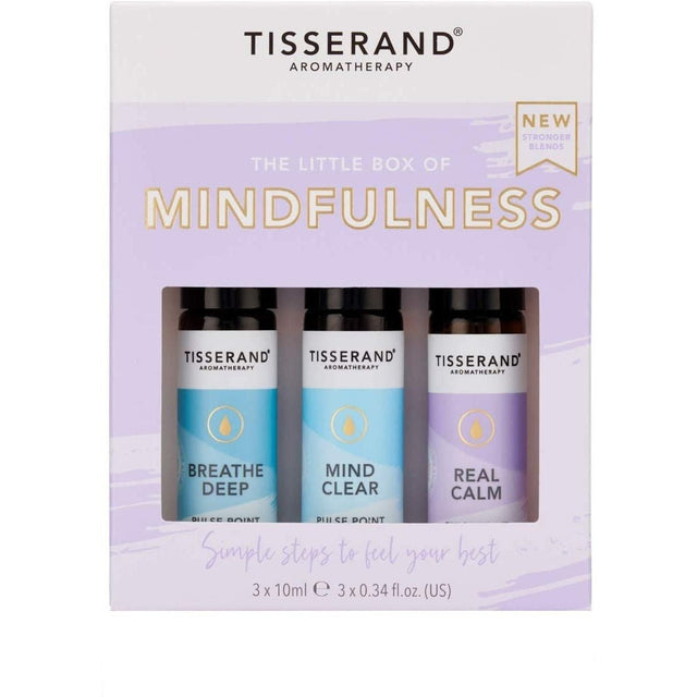 Olejek eteryczny Tisserand Aromatherapy The Little Box of Mindfullness 3 x 10 ml - Sklep Witaminki.pl