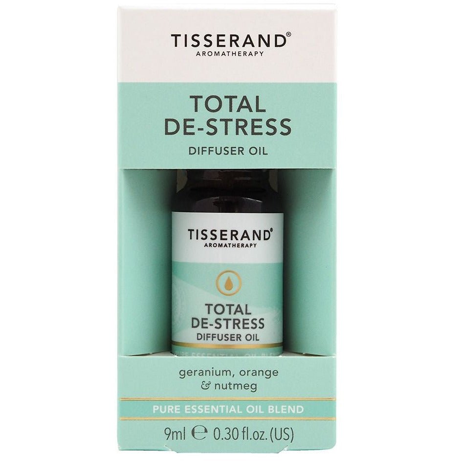 Olejek eteryczny Tisserand Aromatherapy Total De-Stress Diffuser Oil 9 ml - Sklep Witaminki.pl