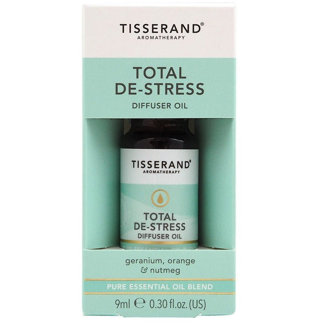 Olejek eteryczny Tisserand Aromatherapy Total De-Stress Diffuser Oil 9 ml - Sklep Witaminki.pl