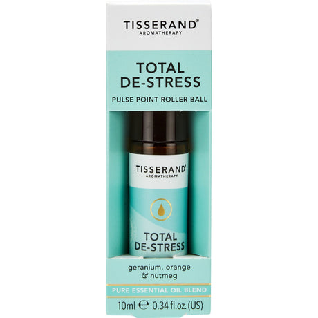 Olejek eteryczny Tisserand Aromatherapy Total De-Stress Pulse Point Roller Ball 10 ml - Sklep Witaminki.pl