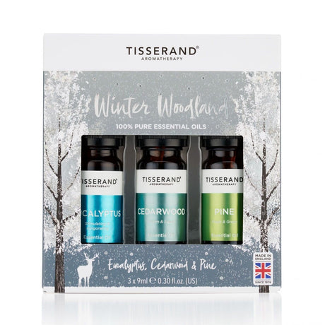 Olejek eteryczny Tisserand Aromatherapy Zestaw Winter Woodland 3 x 9 ml - Sklep Witaminki.pl