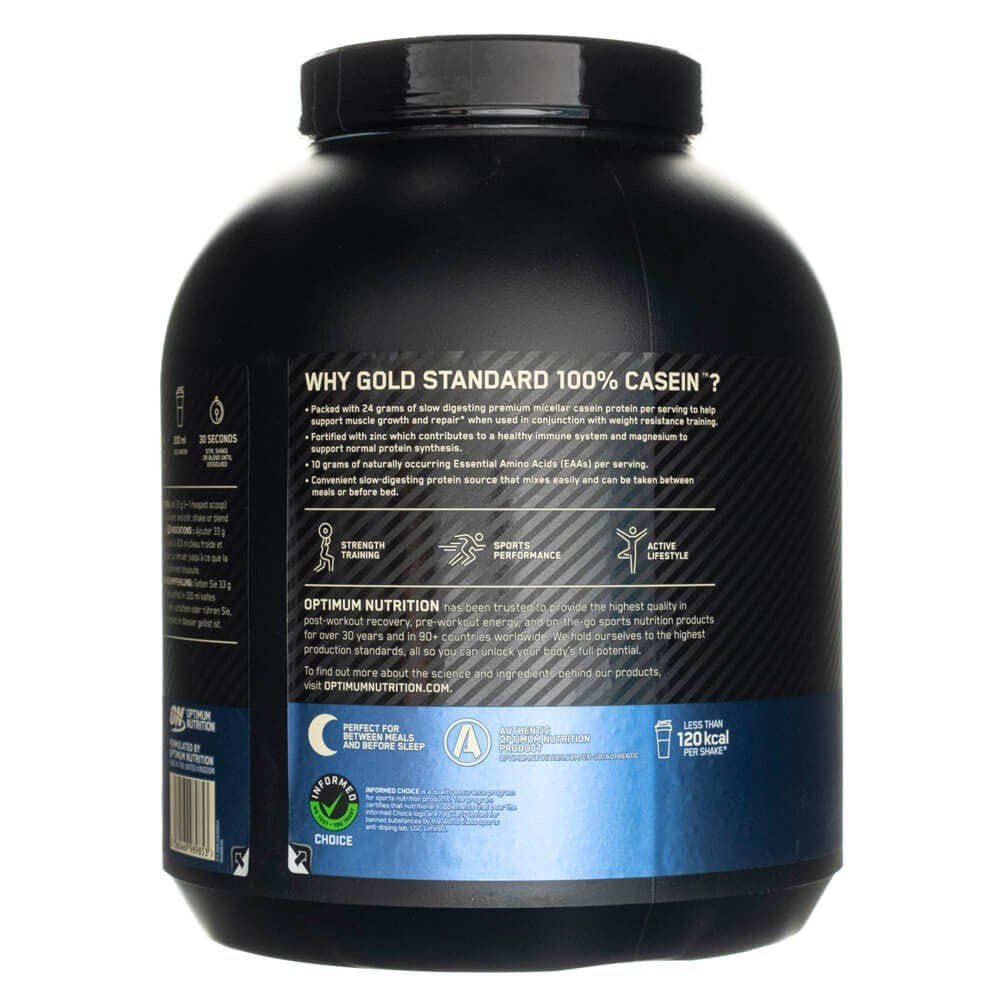 Optimum Nutrition Gold Standard 100% Casein Protein 1820 g Kremowa Wanilia - Sklep Witaminki.pl