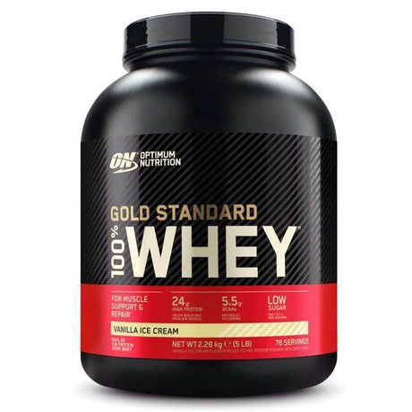 Optimum Nutrition Gold Standard 100% Whey Protein 2280 g Lody Waniliowe - Sklep Witaminki.pl