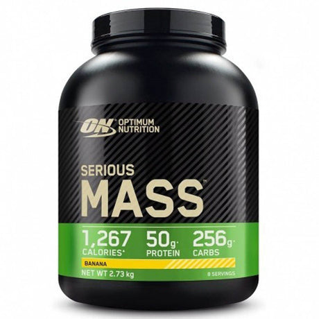 Optimum Nutrition Serious Mass 2730 g Banana - Sklep Witaminki.pl