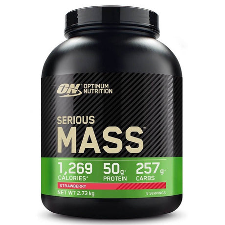 Optimum Nutrition Serious Mass 2730 g Strawberry - Sklep Witaminki.pl