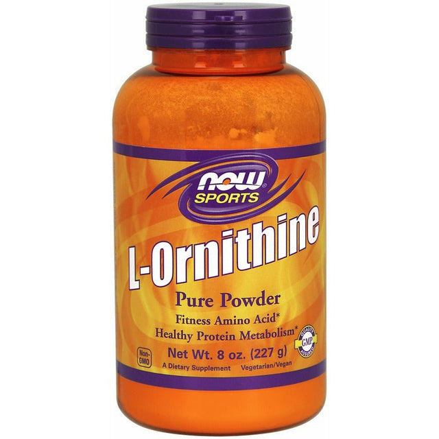 Ornityna NOW Foods L-Ornithine Pure Powder 227 g - Sklep Witaminki.pl