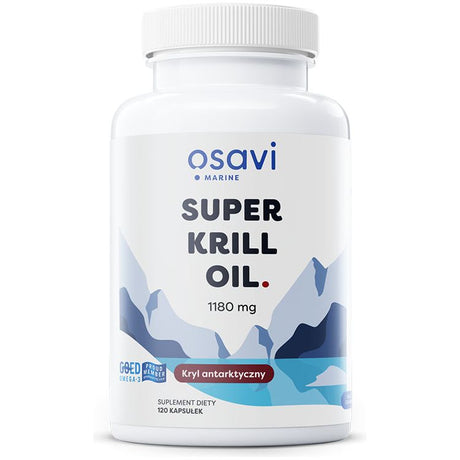 Osavi Super Krill Oil (Marine) 1180mg 120 softgels - Sklep Witaminki.pl